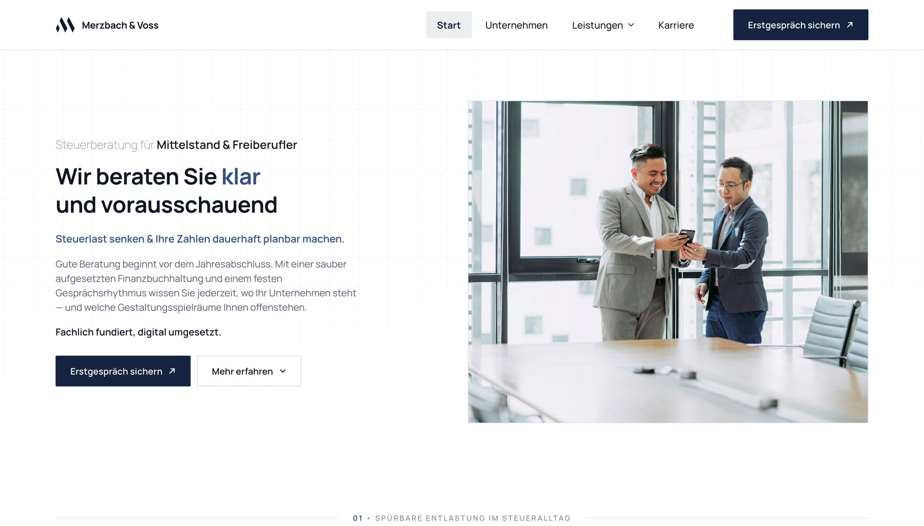 Merzbach & Voss – Startseite