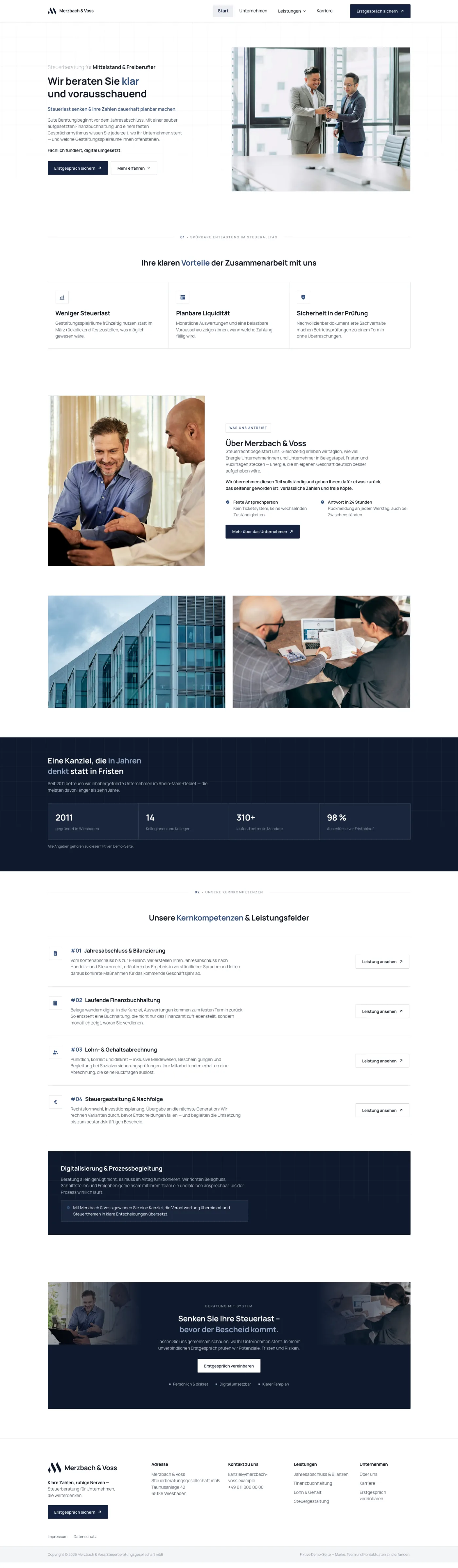 Merzbach & Voss: Startseite