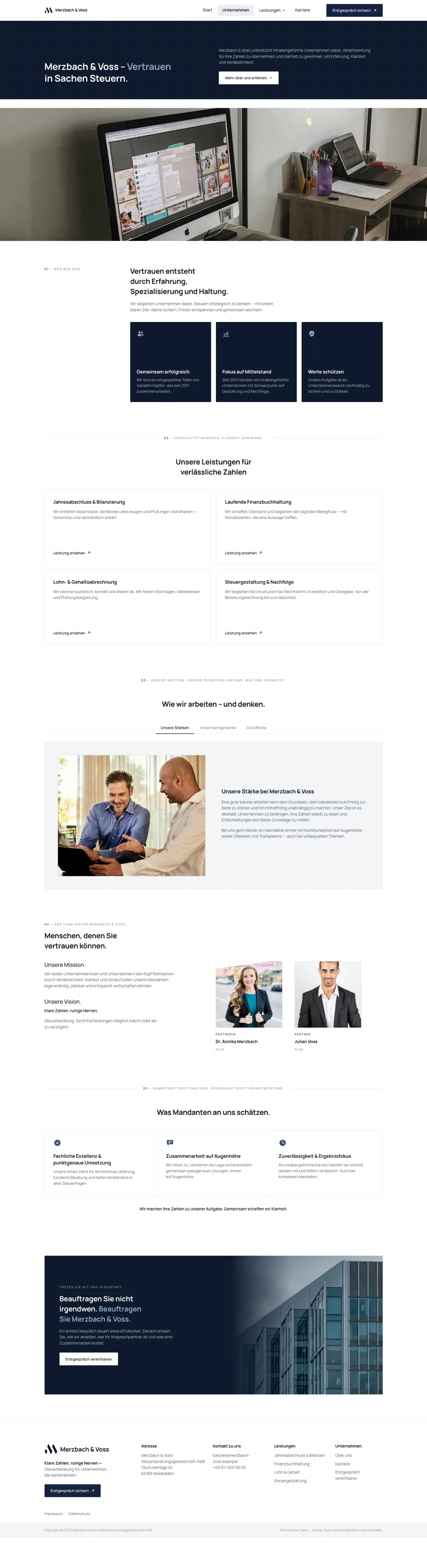 Merzbach & Voss: Unternehmen