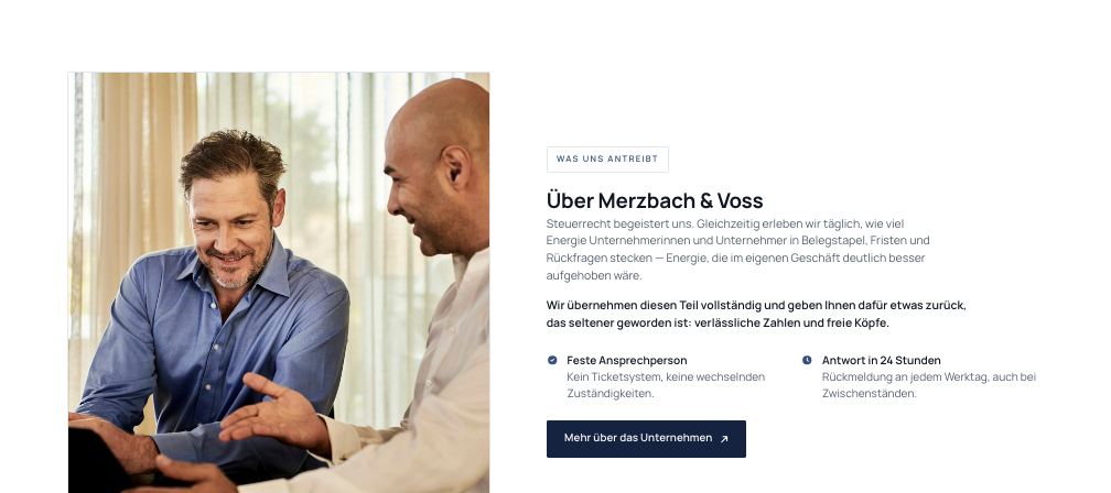 Merzbach & Voss – Über uns